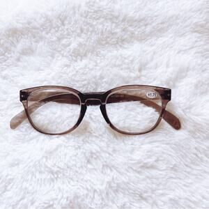 Mason Clear Brown Modern Chic Reader Glasses